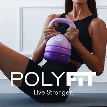Polyfit Adjustable Kettlebell | Perfect for Home Workouts