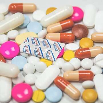 50CC ( 200 PCS ) Oxygen Absorbers for Food Storage (5 Packets in a bag, Total 40 Packets) Extend Product Shelf Life, Premium Oxygen Absorbers Works in Mason Jars, Mylar Bags, and Vacuum Bags