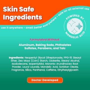 Lume Whole Body Deodorant - Smooth Solid Stick - 72 Hour Odor Control - Aluminum Free, Baking Soda F...