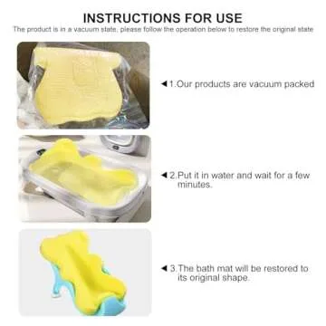 HALLO Soft Infant Bath Sponge for Safe Baby Bathing