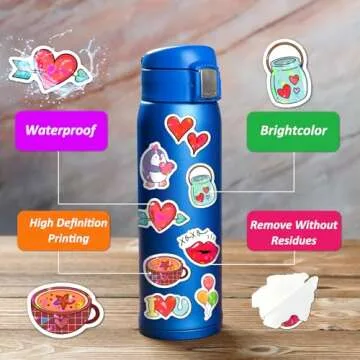 320PCS Colorful Valentines Stickers for Crafts and Gifts