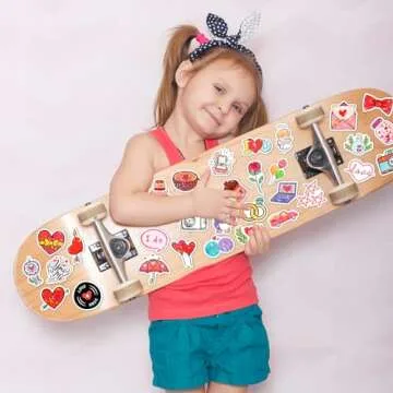 320PCS Colorful Valentines Stickers for Crafts and Gifts