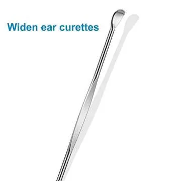Efficient 10pcs Silver Ear Cleaner Tool Set for Hygiene