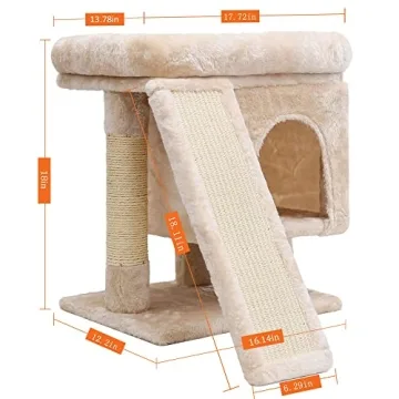 Cat Tree for Large Cats and Kittens – Beige