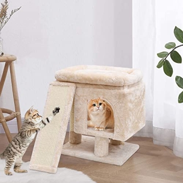 Cat Tree for Large Cats and Kittens – Beige