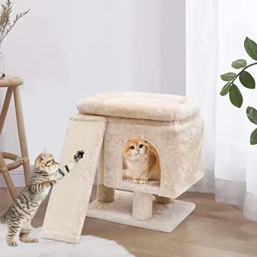 Cat Tree for Large Cats and Kittens – Beige