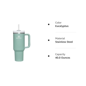 STANLEY Quencher Tumbler 40oz in Eucalyptus Color