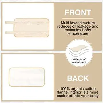 Adjustable TORPNIA Castor Oil Pack for Detox & Comfort