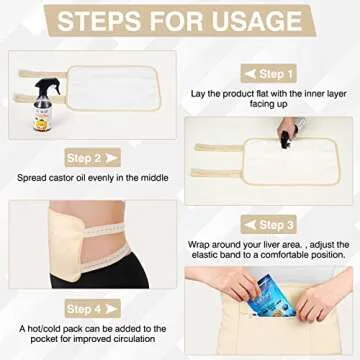 Adjustable TORPNIA Castor Oil Pack for Detox & Comfort