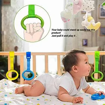 Codree Baby Playpen Pull Up Rings for Infant Development