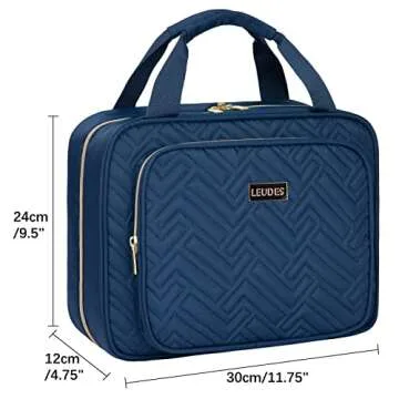 Leudes Travel Pill Organizer for Safe Medication Storage