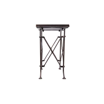 Bronze Metal Rectangle Table Elegant Sturdy Accent Piece