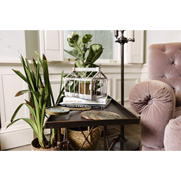 Bronze Metal Rectangle Table Elegant Sturdy Accent Piece