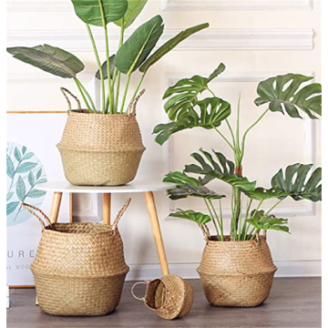 DOKOT Seagrass Basket for Plants and Storage Solutions