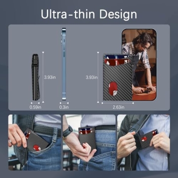 Sleek Slim Wallet for Men with RFID Protection | Gift Box