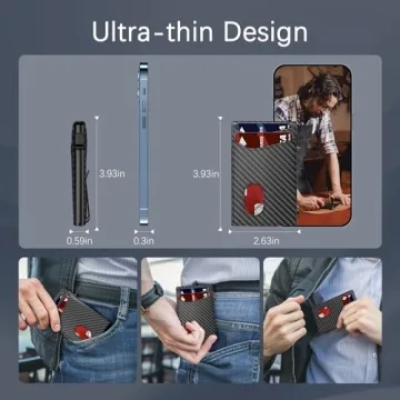 Sleek Slim Wallet for Men with RFID Protection | Gift Box