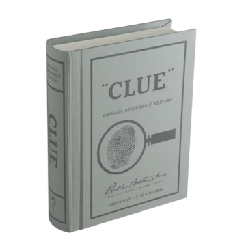 Elegant Clue Vintage Bookshelf Edition for Game Nights
