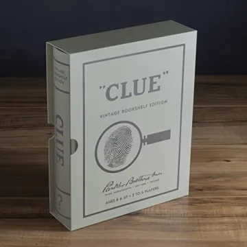 Elegant Clue Vintage Bookshelf Edition for Game Nights