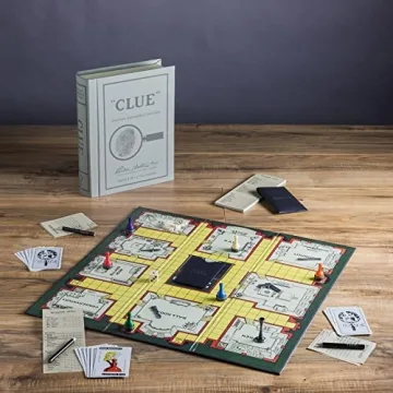 Elegant Clue Vintage Bookshelf Edition for Game Nights
