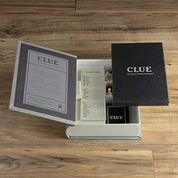 Elegant Clue Vintage Bookshelf Edition for Game Nights