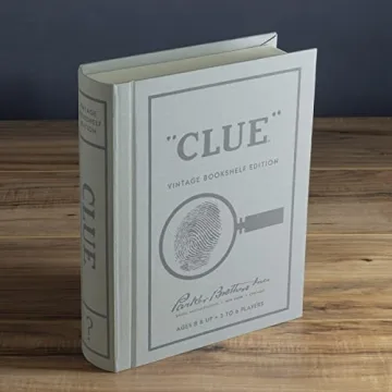 Elegant Clue Vintage Bookshelf Edition for Game Nights