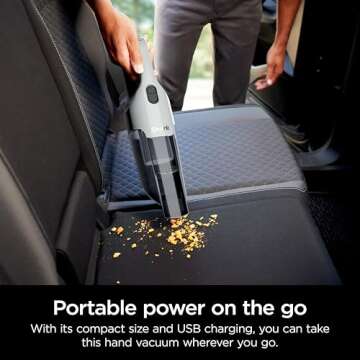 Shark Cyclone Handheld Vacuum for Effective Pet Hair Pickup