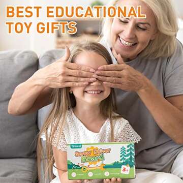 Tilhumt Montessori Screwdriver Board Set for Kids, Storage Wooden Toddler Real Tools Preschool Toys Fine Motor Skills Toys for 3 4 5 Year Old Children, Classroom STEM Toy For 1 Player