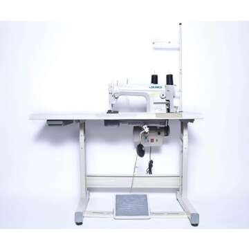 Industrial Sewing Machine Juki DDL-8700 with Ergonomic Chair + Servo Motor + Table Stand
