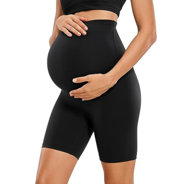 CRZ YOGA Women's Butterluxe Maternity Yoga Shorts - Luxurious Comfort for Moms