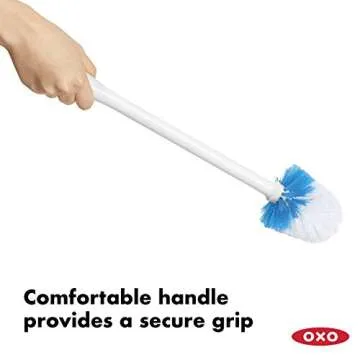 OXO Good Grips Compact Toilet Brush & Canister for Modern Bathrooms