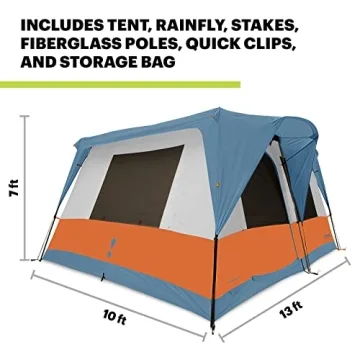 Eureka! Copper Canyon LX, 3 Season, Family and Car Camping Tent (8 Person)