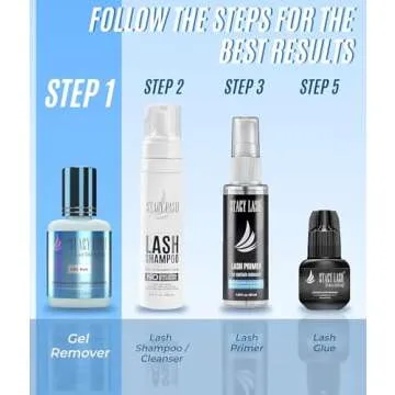 Lash Remover for Lash Extensions by Stacy Lash (0.51 fl.oz / 15 ml) Eyelash Extension Remover / 60 Sec Dissolution Lash Glue Remover/Professional Eyelash Remover for Extensions/Lash Tech Supplies