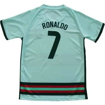 Ronaldo #7 Kids Soccer Jersey & Shorts Set