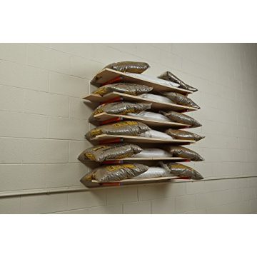 Bora Wood Organizer with 6-Level Wall Mount – Heavy Duty Storage