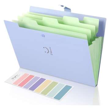 SKYDUE Expanding File Folder for A4 & Letter Size