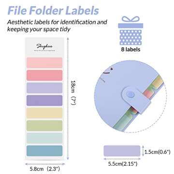 SKYDUE Expanding File Folder for A4 & Letter Size