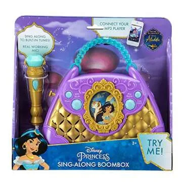 Disney Aladdin Sing Along Boombox with Microphone for Kids