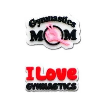 Wlyosvje 8Pcs Uniquely Designed Gymnast Shoe Charms