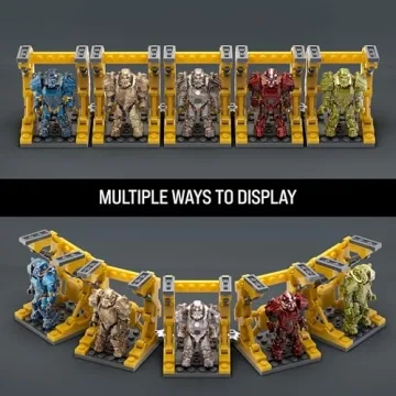 MEGA Fallout T-60 Power Armor Collection - 5 Figures and Accessories