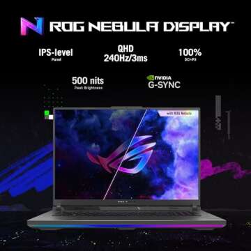 ASUS ROG Strix G18 (2024) Gaming Laptop, 18” Nebula Display 16:10 QHD 240Hz/3ms, GeForce RTX™ 4080, Intel® Core™ i9-14900HX, 64GB DDR5-5600MHz, 1TB PCIe® SSD, Wi-Fi 6E, Windows 11, G814JZR-IH99