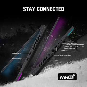 ASUS ROG Strix G18 (2024) Gaming Laptop, 18” Nebula Display 16:10 QHD 240Hz/3ms, GeForce RTX™ 4080, Intel® Core™ i9-14900HX, 64GB DDR5-5600MHz, 1TB PCIe® SSD, Wi-Fi 6E, Windows 11, G814JZR-IH99