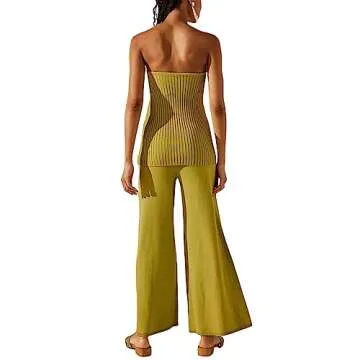 Biivrii Women Y2K 2 Piece Pants Set Summer Stylish Outfit