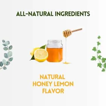 Herbion Naturals Cough Drops with Natural Honey Lemon Flavor, Sugar-Free with Stevia, Dietary Supplement, Soothes Cough, for Adults and Children Over 6 Years, 18 Drops, No Artificial Flavor or Color.