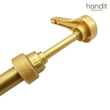HANDIT Gold Coffee Syrup Pumps for 25.4oz/750ml Bottles