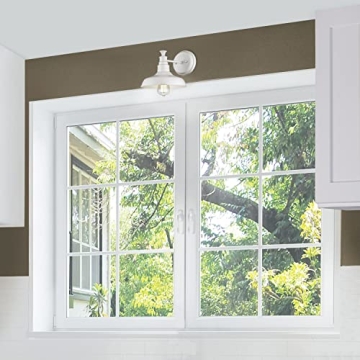 Stylish Antique White Industrial Wall Light Fixture