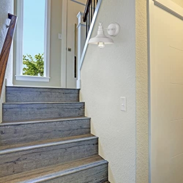 Stylish Antique White Industrial Wall Light Fixture