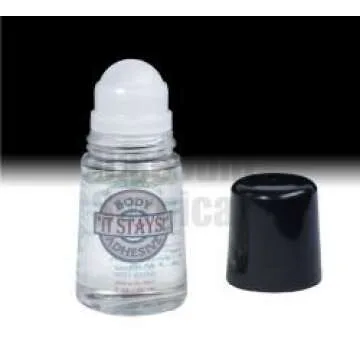 ABSOLUTE SUPPORT It Stays Roll- On Body Adhesive, 2 fl oz Clear