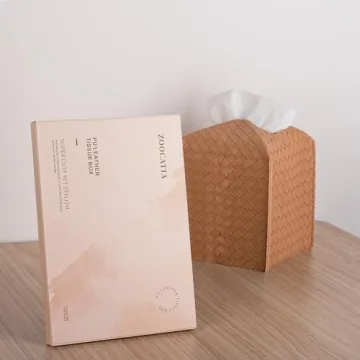 Elegant Zoocatia PU Leather Tissue Box Cover Online