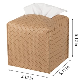 Elegant Zoocatia PU Leather Tissue Box Cover Online