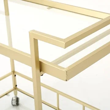 Stylish Christopher Knight Amaya Glass Bar Cart for Home